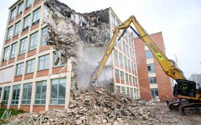 Začala demolice nejstarší budovy zlínské univerzity